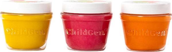 Childgen Doğal Oyun Hamuru 3x125 gr (Sarı-Turuncu-Pembe) - Image 1