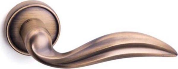 SYSTEM DIANA WC ROZETLİ ANTİK BRONZ KAPI KOLU - HA126RO14WABM - Image 1