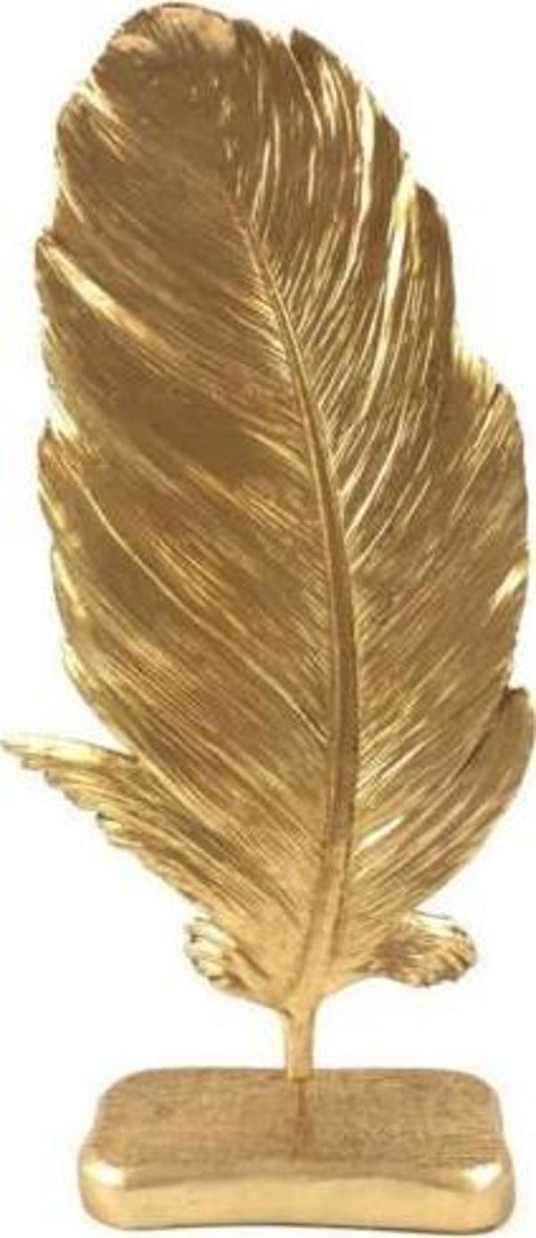 Mirsa Global Tüy Yaprak Biblo Gold Renk - Image 1