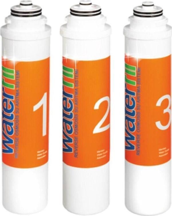 waterlife Uyumlu Waterfil Su Arıtma Filtre 3Lü Alt Takım Filtresi - Image 1