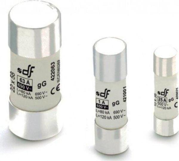 İthal 10X38Mm Kartuş Sigorta Gecikmeli Tip (Gg) 10'Lu Paket-2 A - Image 1