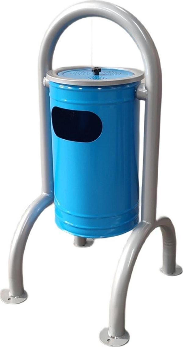 Yapa Yavuzpaşalar Ayaklı Metal Çöp Kovası - Image 1