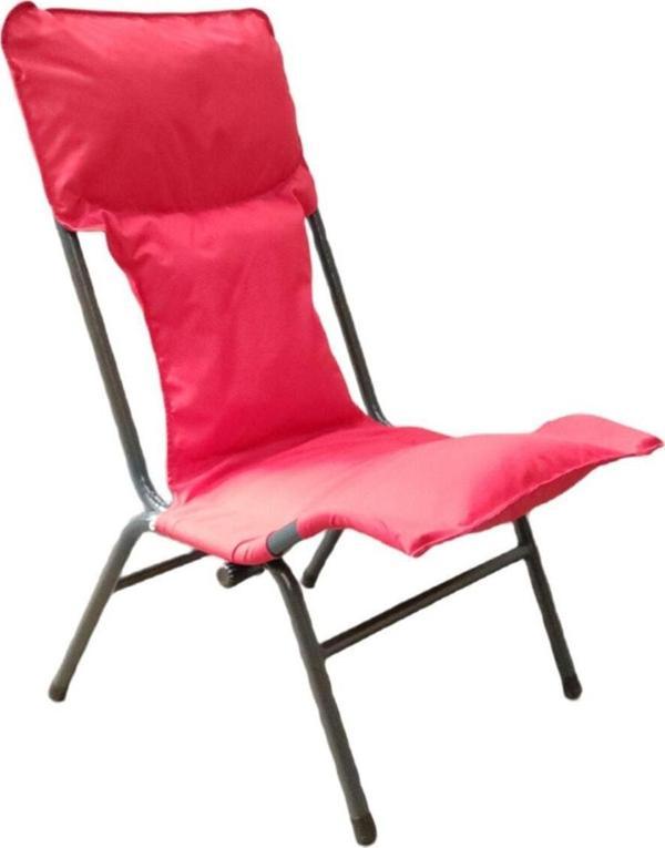 Yapa Yavuzpaşalar Katlanan Şezlong Sandalye -- Antrasit Iskeletli, Düz Renk Polyester Kumaşlı - Image 1