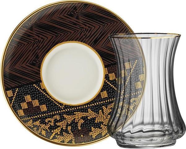 Sandro Moreno 1453 Kariye Optik 12 Parça 6 Kişilik Çay Seti 110 ml - Image 1