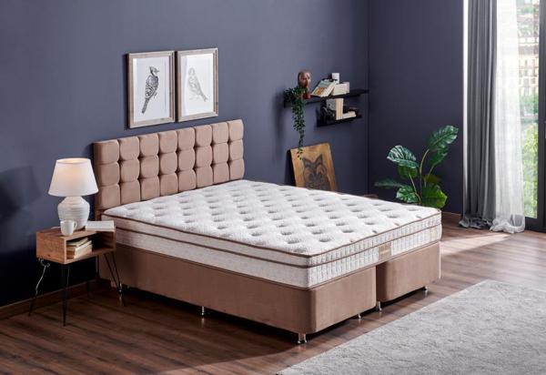 Çift Kişilik Full Ortopedik Yatak 150x200 Aloe Vera Kumaşlı Helen - Image 1