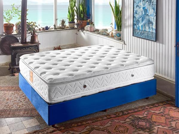 Dream Yatak 90x190 Tek Kişilik Çift Pedli Ekstra Lüks Yatak 34 cm Pamuklu Örme Kumaş - Image 1