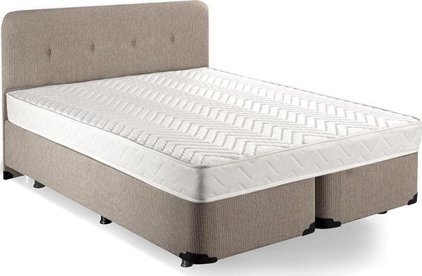 Luna Baza Başlık Yatak Takımı - 150x200 cm Çift Kişilik Ortopedik Yatak Seti Sağlamlaştırılmış Baza - Image 1
