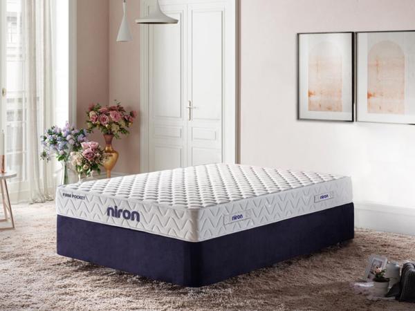Niron Firm Pocket Tek Kişilik Full Ortopedik Paket Yaylı Orta Sert Yatak 90x190 cm  - Image 1