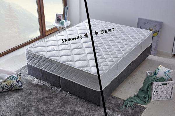 Niron Hybrid 150x200 cm Çift Kişilik Hem Sert Hem Yumuşak Full Ortopedik Yatak - Image 1
