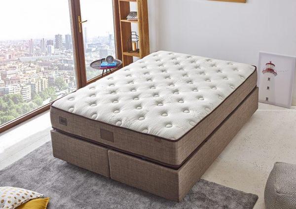 Organic Cotton Yatak 90x200 Tek Kişilik Doğal Pamuk Kumaşlı Ekstra Lüks Yumuşak Yatak 32 cm - Image 1