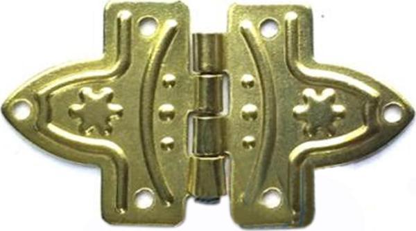 Yonca Menteşe 10 Adet Sarı 17x32 mm Kutu ve Sandık Menteşesi Hobi Maket - Image 1
