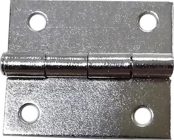 10 Adet Nikel Tavla Menteşe 20x25 mm Kutu ve Sandık Menteşesi Hobi Maket - Image 1