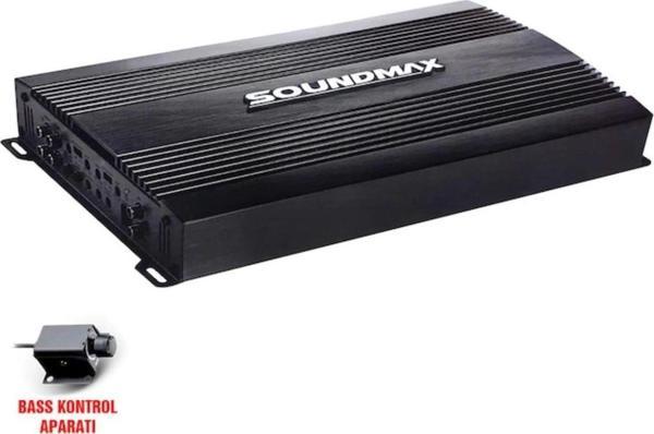 Soundmax Sx-3200.4Ab 4Kanallı Amfi 4000Wat 4X80Rms Oto Amfi - Image 1