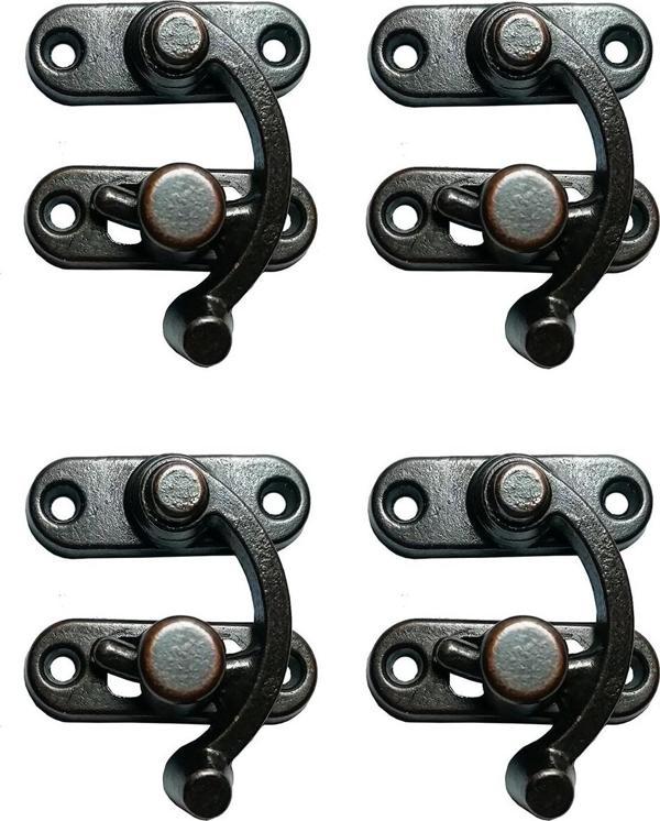 ORTA BOY YAY GÖZÜ KANCALI KİLİT OKSİT 4 ADET 28X33 MM - Image 1