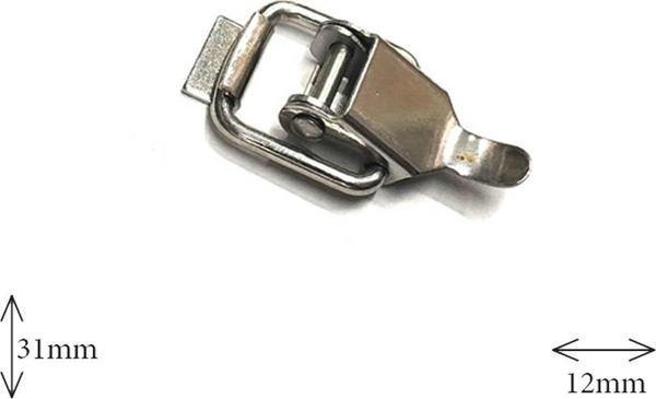 Sandık Klipsi Mini 31X12 MM Kutu kilidi küçük mandal kutu mandalı - Image 1