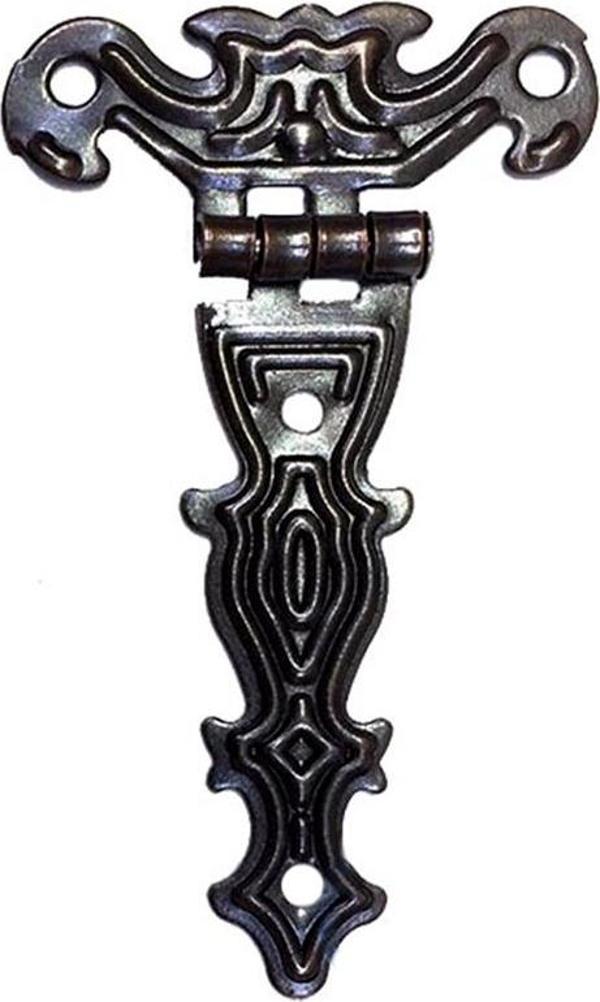 TEK KUYRUK MENTEŞE 4 ADET OKSİT 40X68 MM KUTU VE SANDIK MENTEŞESİ HOBİ MAKET - Image 1
