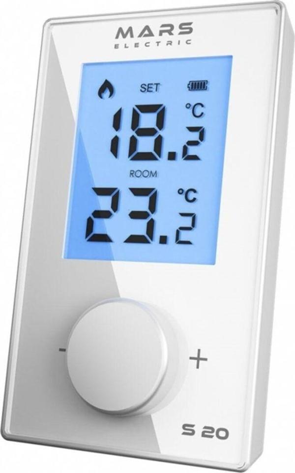 S20 Kablosuz Dijital Oda Termostatı - Beyaz - Image 1