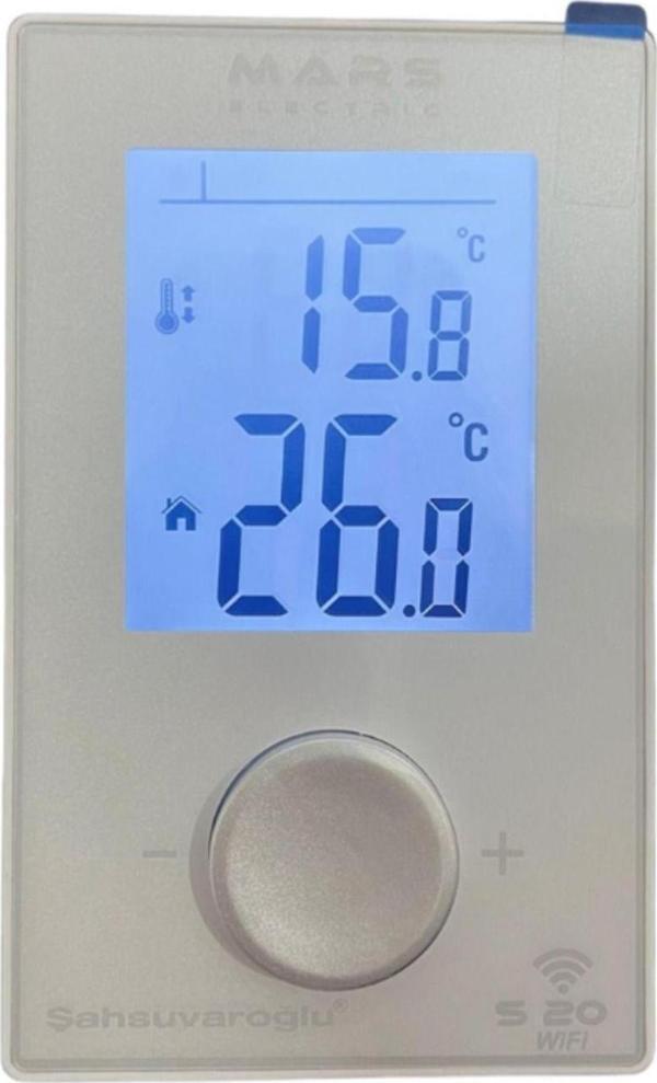 S20 Wifi-Beyaz Mobile Dijital Oda Termostatı  - Yeni Ürün- - Image 1