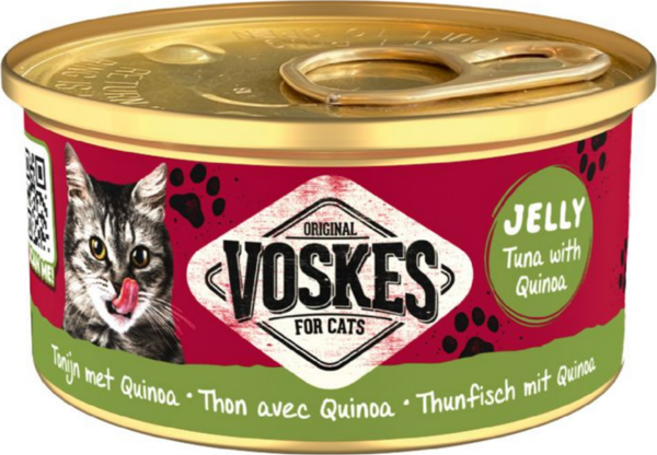 Voskes Ton Balıklı ve Kinoalı Kedi Konservesi 85 Gr - Image 1