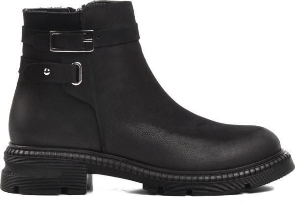 Venüs 24410050K Siyah Nubuk İçi Polarlı Hakiki Deri Kadın Bot - Image 1