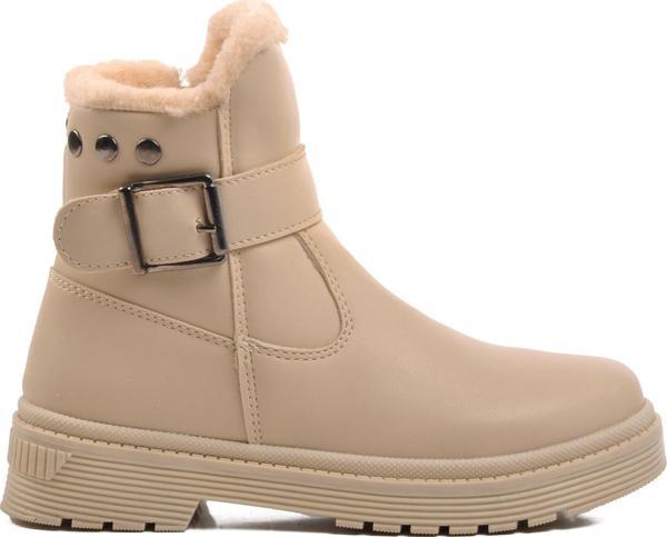Ayakmod 24064-F Bej İçi Polarlı Kız Çocuk Bot - Image 1