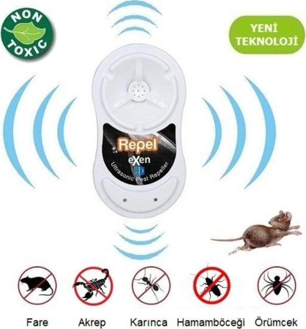 Repel Fare Kovucu Haşere Kovucu Akrep Kovucu Etki Alanı 400 M2 - Image 1