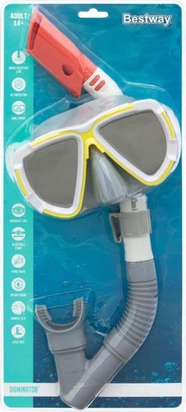 Bestway Dominator 2 Aynalı Maske Snorkel Set - 24053 - Image 1