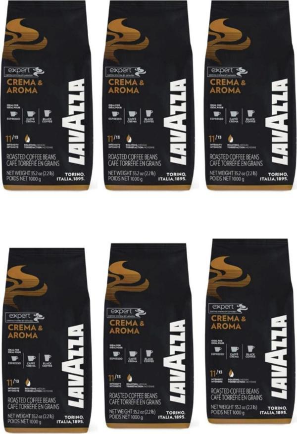 LavAzza Expert Crema E Aroma Çekirdek Kahve 1Kg X 6 Adet - Image 1
