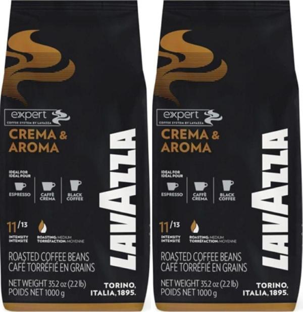 LavAzza Expert Crema E Aroma Çekirdek Kahve 2 Kg (1Kg+1Kg) - Image 1