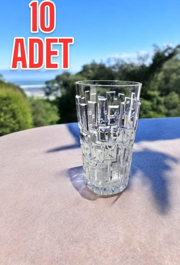 Kırılmaz Meşrubat Bardağı 300 ml Kokteyl Kadehi 10 Adet - Image 1