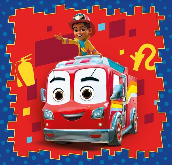 Clementoni Disney Firebuds Puzzle 3x48 Parça 25311 - Image 1