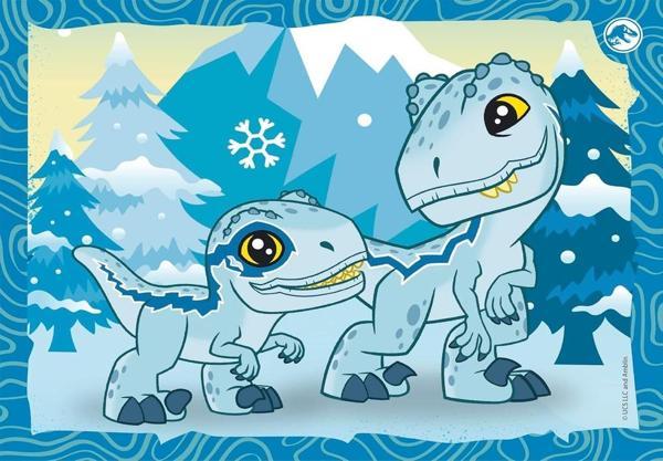 Clementoni Jurassic World 4 in 1 Puzzle 72 Parça 21521 - Image 1