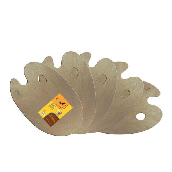 000 Fanart Academy Mdf Oval Palet 24x34,5x0,3cm Adet - Image 1