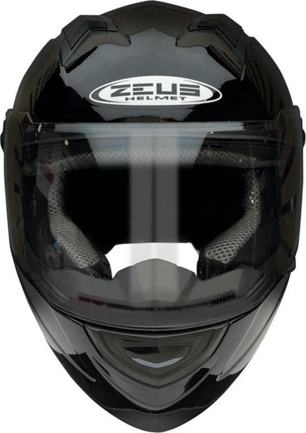 Zeus Zs-811a Kapalı Kask Siyah MEDIUM - Image 1