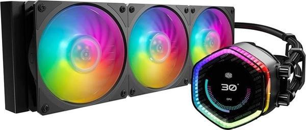 Cooler Master MasterLiquid 360 ION LCD ARGB 360 mm Intel(1700p)-AMD Uyumlu Sıvı Soğutucu - Image 1
