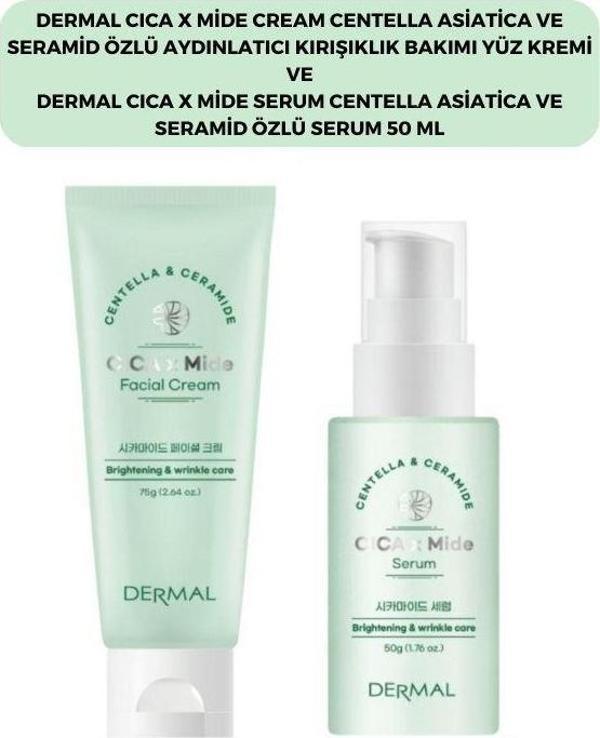 Dermal Cıca X Mide Centella Asiatica Özlü Yüz Kremi ve Serum - Image 1