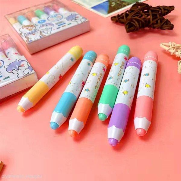 Unicus Fosforlu Kalem 6 Renk Blister - Image 1