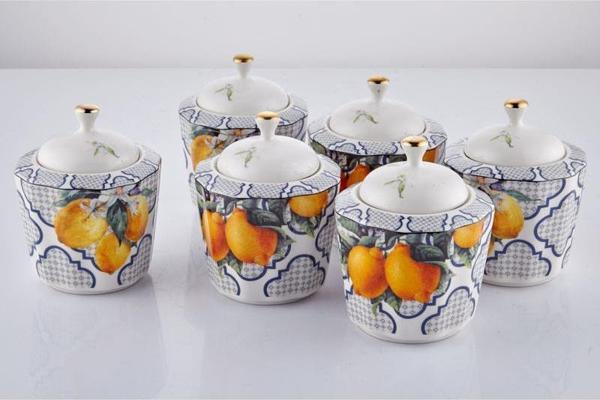 Lamedore Lemons Serisi 6 lı Baharat Takımı Seti  300 cc 1JYC-308 - Image 1