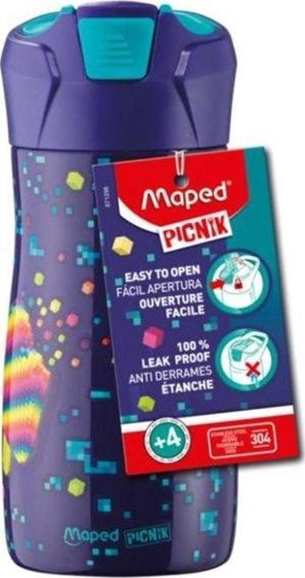 Maped Picnik 430 Ml Paslanmaz Çelik Matara Pıxel - Image 1
