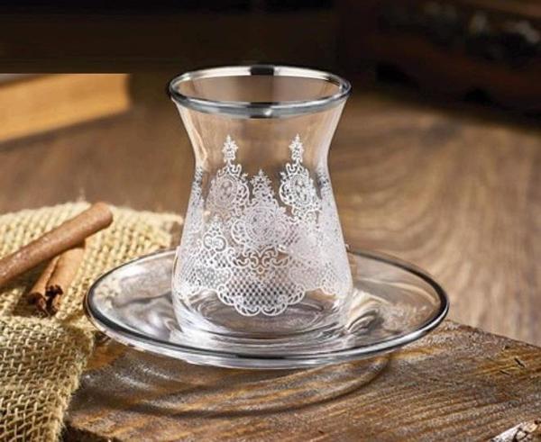 Canba Praga Platin 12 Parça Çay Seti - Image 1