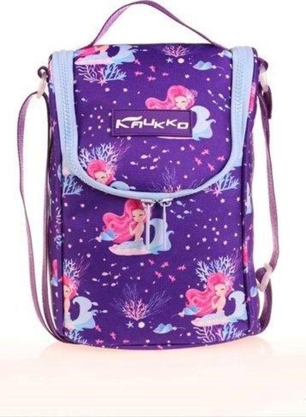 Kaukko Kids Beslenme Çantası (Aynalı-Nakışlı Mermaıd) - Image 1