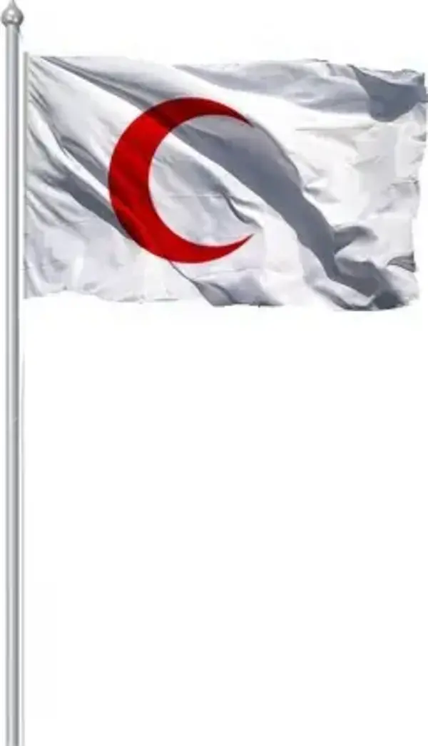 Kızılay Bayrağı 100x150 cm Gönder Bayrağı  - Image 1