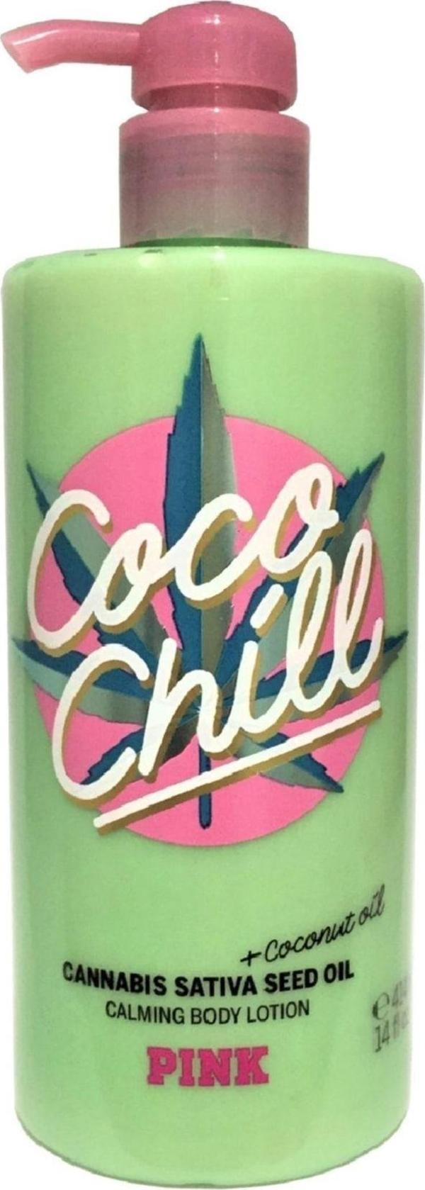 Pink Coco Chill + Cannabis Sativa Seed Oil 414ml Kadın Vücut Losyonu - Image 1