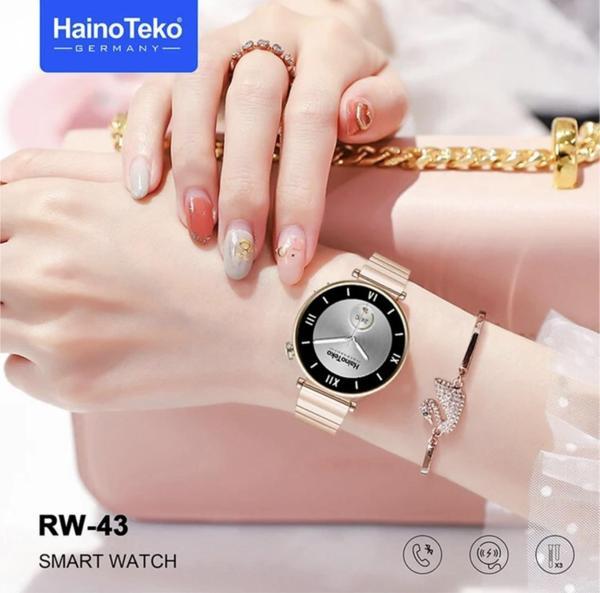 Haino Teko Germany RW-43, Kadın 3 Kordonlu Şık Bileklik Hediyeli Akıllı Saat - Image 1