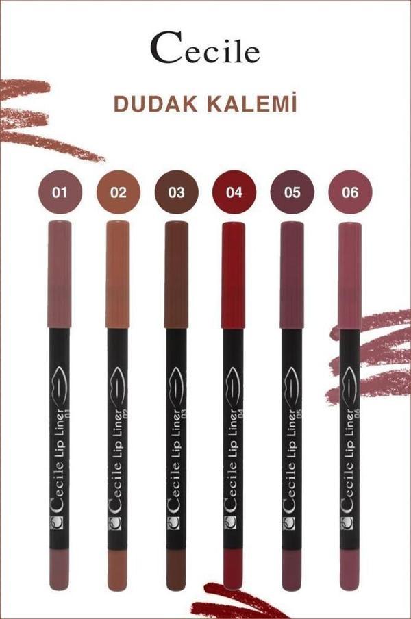 Cecile Gün Boyu Kalıcı Dudak Kalemi Serisi - Image 1