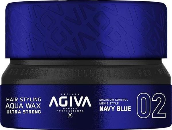 Agiva Aqua Wax 02 Ultra Strong Navy Blue 155 mL - Image 1