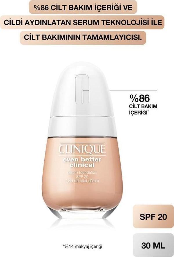 Clinique Even Better Clinical Serum Fondöten Spf 20 Cn 52 Neutral - Image 1