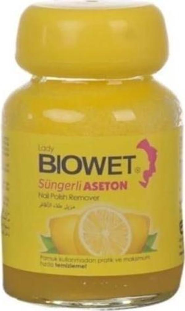 Biowet Süngerli Limon Kokulu Aseton 75ml - Image 1