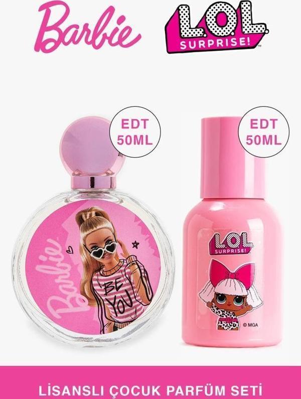 Barbie-Disney Kız Çocuk Parfüm Seti - Image 1
