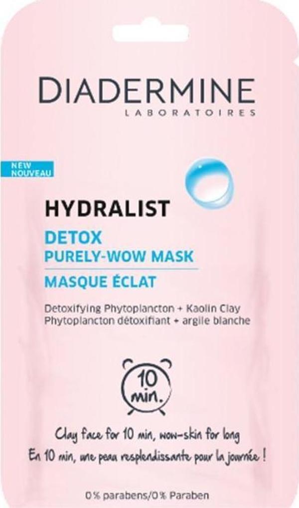 Diadermine Hydralist Detox - Purely-Wow Cilt Maskesi 8ml - Image 1